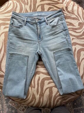 Old Navy Light Blue High-Rise Super Skinny Jeans - Women’s Petite 6
